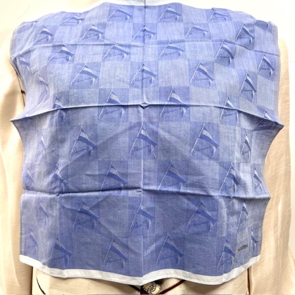 2 New  Renoma Paris  Men pocket square costton/silk, 18" Lavender green (39) - Picture 4 of 5